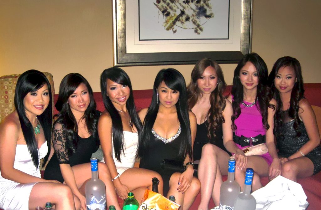 My girls and I pre-drinking in Vegas!